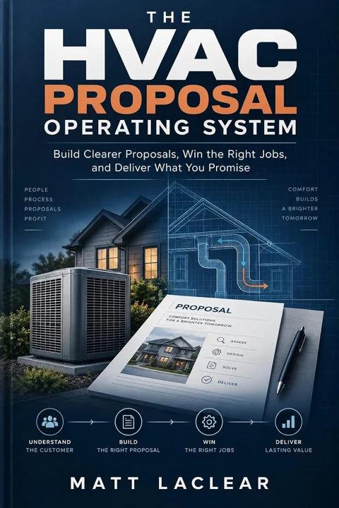 The HVAC Proposal Operating System — cover of the source book by Matt LaClear